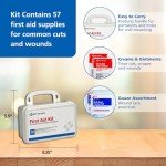 10-Person Emergency First Aid Kit - 57 Pieces