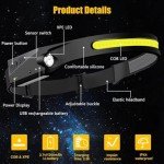 Rechargeable Headlamp Set with Motion Sensor
