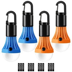 Lepro 4-Pack LED Camping Lanterns with Clips