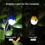 Lepro 4-Pack LED Camping Lanterns with Clips