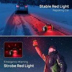Rechargeable LED Lantern Flashlight 2-Pack for Emergencies