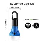 Lepro 4-Pack LED Camping Lanterns with Clips