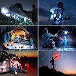 Rechargeable LED Lantern Flashlight 2-Pack for Emergencies
