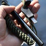 Fire Starter Kit with Striker and Paracord Handle