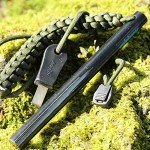 Fire Starter Kit with Striker and Paracord Handle