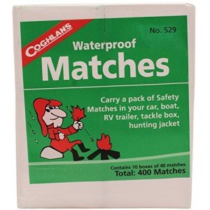 Coghlan's Waterproof Matches - 10 Count Pack