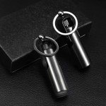 SOMGEM Waterproof Flint Fire Starter Keychain 2 Pack