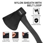 Hitdudu 14" Camping Axe for Outdoor Use