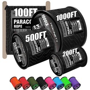Reflective Paracord Rope - 1000lb, 100ft to 1000ft