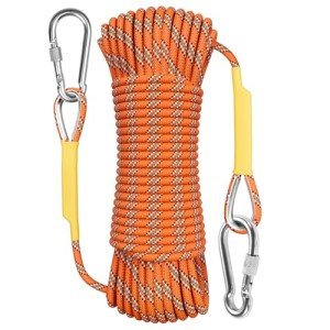 32ft Orange Climbing Rope for Emergencies