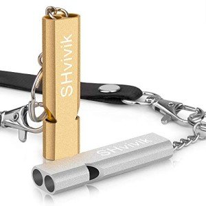 SHvivik 2PCS Premium Safety Survival Whistles