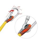 32ft Orange Climbing Rope for Emergencies