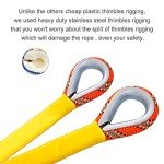 32ft Orange Climbing Rope for Emergencies