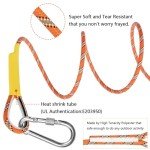 32ft Orange Climbing Rope for Emergencies