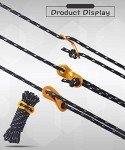 Hikeman 10 Pack Reflective Camping Guy Lines