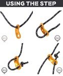 Hikeman 10 Pack Reflective Camping Guy Lines