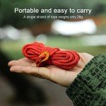 Ultralight 8-Pack Tent Guy Lines with Adjusters