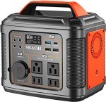 Portable Power Station 300W Solar Generator with Flashlight