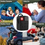 320 PCS Emergency Survival Kit with Molle Pouch