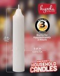 24-Pack Unscented Emergency Candles for Kits