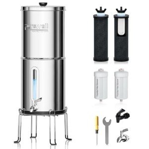 Purewell Gravity Water Filter System, 2.25 Gallon