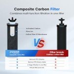 Purewell Gravity Water Filter System, 2.25 Gallon