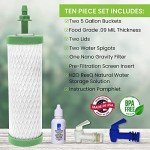 High Capacity Gravity Water Purification System
