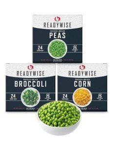 ReadyWise Freeze-Dried Vegetable Emergency Food Kit