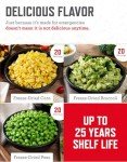 ReadyWise Freeze-Dried Vegetable Emergency Food Kit