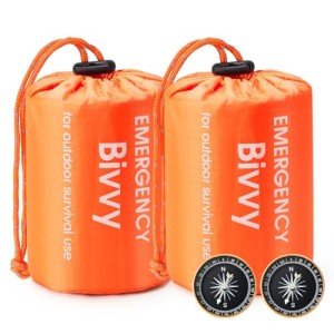 Emergency Survival Sleeping Bags - 2 Pack