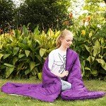 Versatile 4-Season Camping Sleeping Bag for All Ages