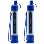 Water Filter Straw - 2 Pack Survival Essential
