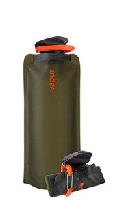 Vapur Solid 0.7L Olive Water Bottle with Carabiner
