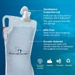 Survivor Filter 1L Collapsible Water Bottles - 2 Pack