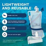 Survivor Filter 1L Collapsible Water Bottles - 2 Pack