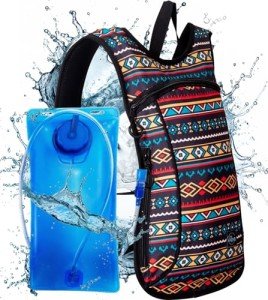 Hydration Backpack with 2L Bladder for All