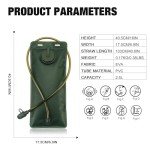 Leak-Proof 2.5L Hydration Bladder for Outdoors