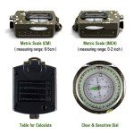 Survival Compass with Lanyard and Pouch - Waterproof