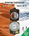 Survival Compass with Lanyard and Pouch - Waterproof