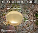 Glow-in-the-Dark Military Survival Compass