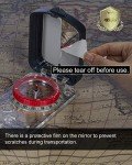 Orienteering Compass with Sighting Mirror & LED Light