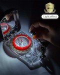 Orienteering Compass with Sighting Mirror & LED Light