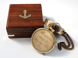 Engraved Camping Compass: Always Find Your Way Home