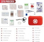 275-Piece First Aid Kit for Emergencies and Adventures
