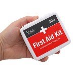 DMI Compact 20-Piece First-Aid Kit for Emergencies