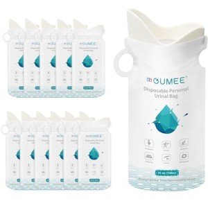 Portable Emergency Urinal Bags for Travel (12 Pack)