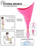 Portable Female Urinal Device for Travel, Pink