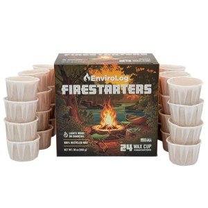 Eco-Friendly Firestarter Cups - 24 Count Pack