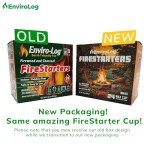 Eco-Friendly Firestarter Cups - 24 Count Pack