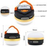 Rechargeable LED Camping Lantern with Power Bank